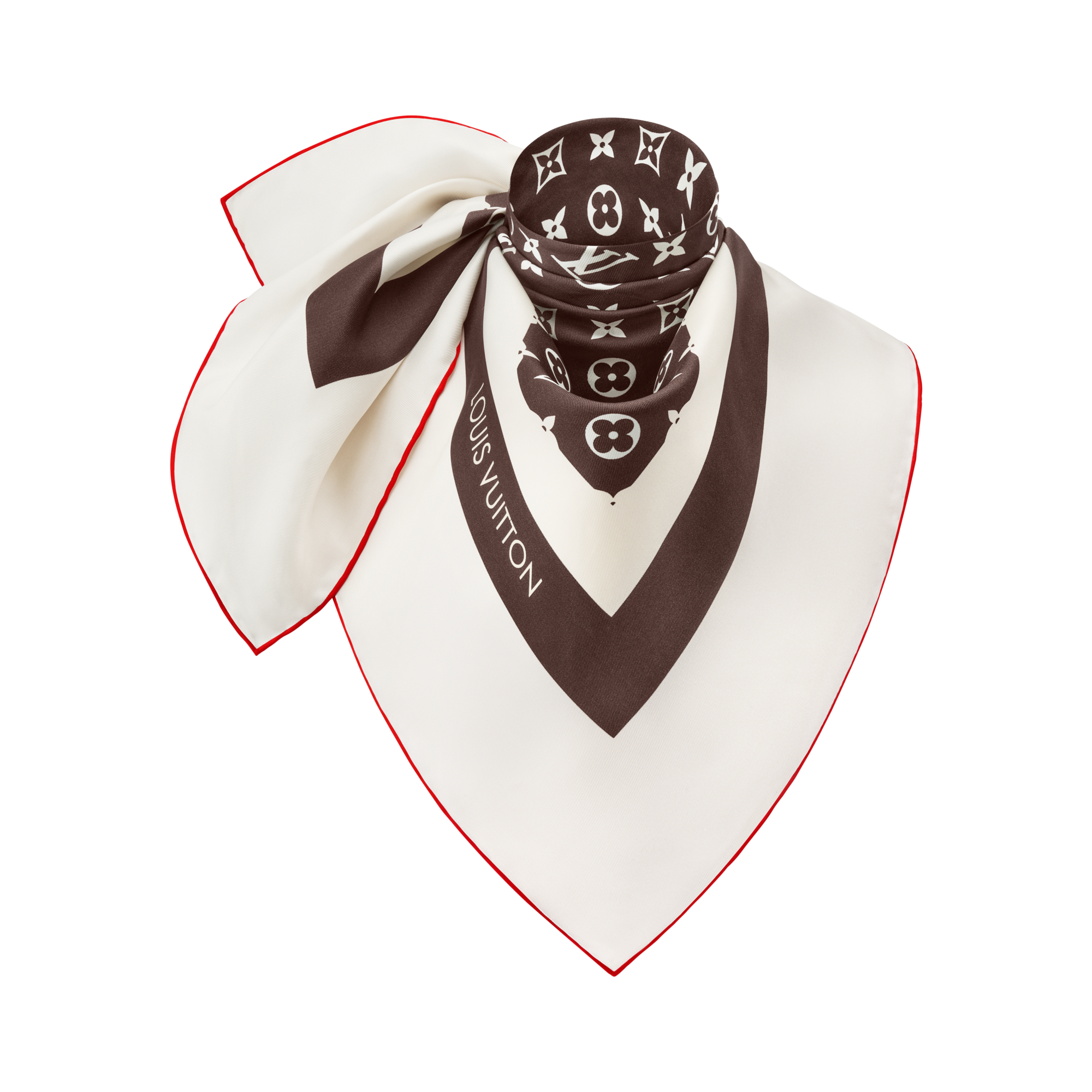 Monogram Silhouette 70方巾. - 名牌飾品配件- M97344 棕色| LOUIS